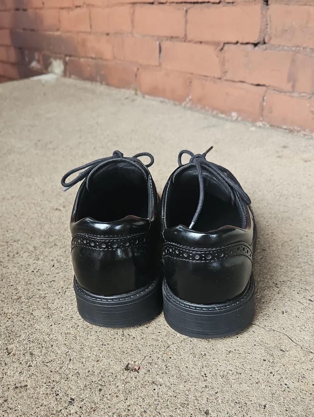 Pablosky Black Wingtip Dress Shoes